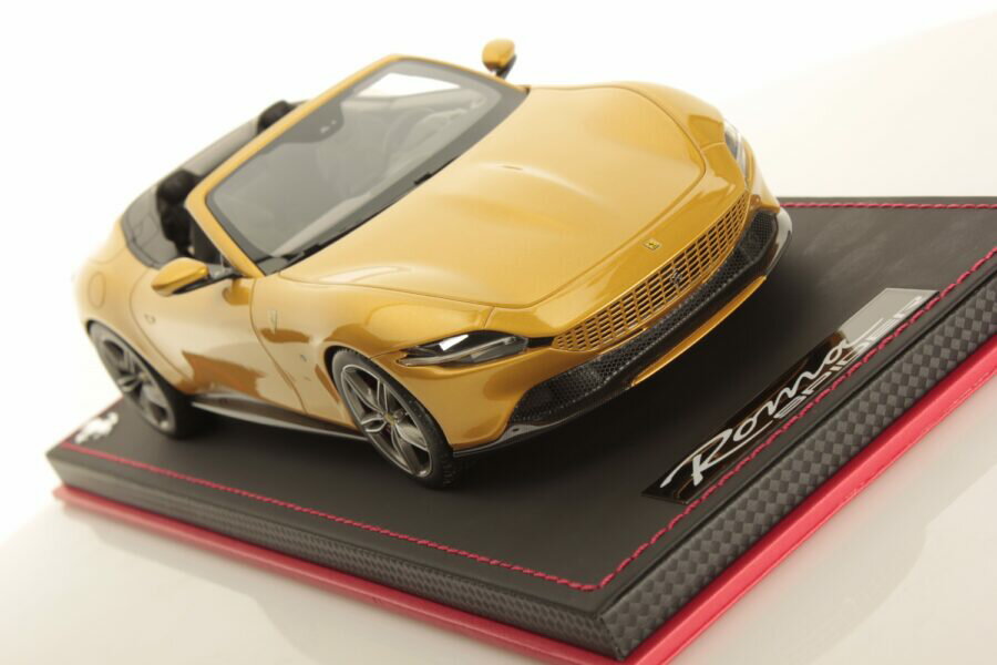 MR Collection 1/18 ミニカー レジン プロポーションモデル 2023年モデル フェラーリ FERRARI ROMA SPIDER OPEN 2023 GIALLO MONTECARLO イエローメタリック