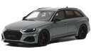 GT Spirit 1/18 ミニカー レジン プロポーションモデル 2022年モデル アウディ AUDI RS4 Competition DAYTONA GREY グレー