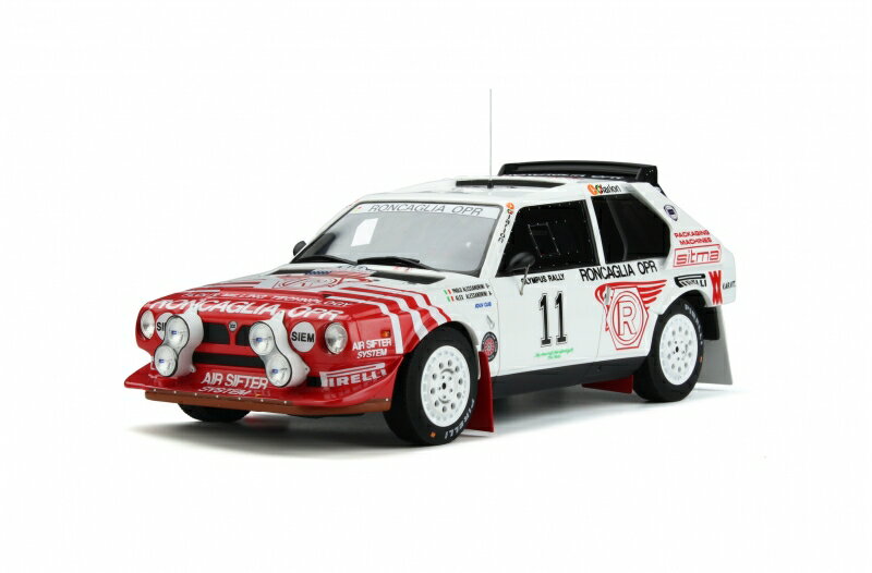 Otto Mobile 1/18 ミニカー レジン プロポーションモデル 1986年ラリー・オリンパス ランチア LANCIA DELTA S4 TEAM RONCAGLIA OPR (night version) No.11 RALLY OLYMPUS 1986 P.ALESSANDRINI - A.ALESSANDRINI