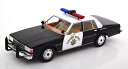 Greenlight グリーンライト 1/18 ミニカー ダイキャストモデル 1989年モデル シボレー Chevrolet Caprice - California Highway Patrol (CHP)