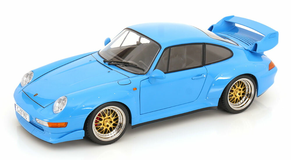 Other - KK Scale 1/12 ミニカー ダイキャストモデル 1996年モデル ポルシェ PORSCHE - 911 993 GT2 COUPE 1996 ライトブルー