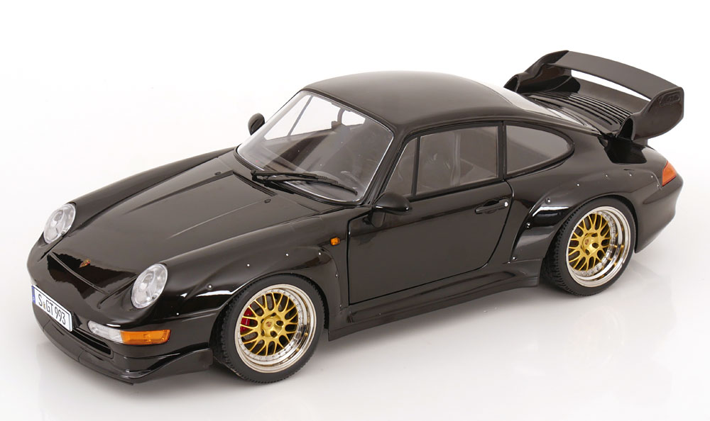 乐天商城 - KK Scale 1/12 ミニカー ダイキャストモデル 1996年モデル ポルシェ PORSCHE - 911 993 GT2 COUPE 1996 ブラックメタリック