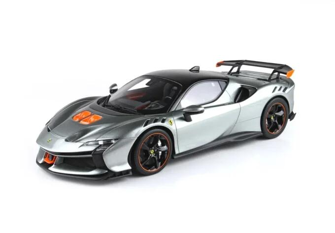 Other - BBR 1/18 ミニカー レジン プロポーションモデル 2024年モデル フェラーリ FERRARI - SF90 XX STRADALE 2024 GRIGIO COMPETIZIONE グレーメタリック