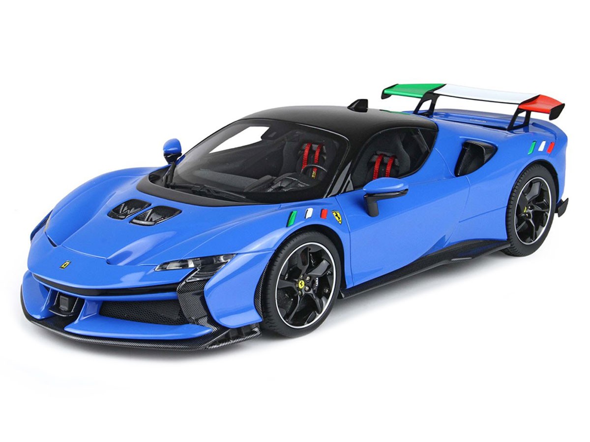 Testarossa - BBR 1/18 ミニカー レジン プロポーションモデル 2024年モデル フェラーリ FERRARI - SF90 XX STRADALE 2024 BLU FRANCIA ブルー