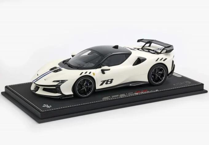 Other - BBR 1/18 ミニカー レジン プロポーションモデル 2024年モデル フェラーリ FERRARI - SF90 XX STRADALE 2024 BIANCO ITALIA OPACO マットホワイト