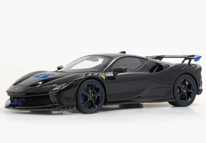 Other - BBR 1/18 ミニカー レジン プロポーションモデル 2024年モデル フェラーリ FERRARI - SF90 XX STRADALE 2024 NERO DAYTONA ブラック