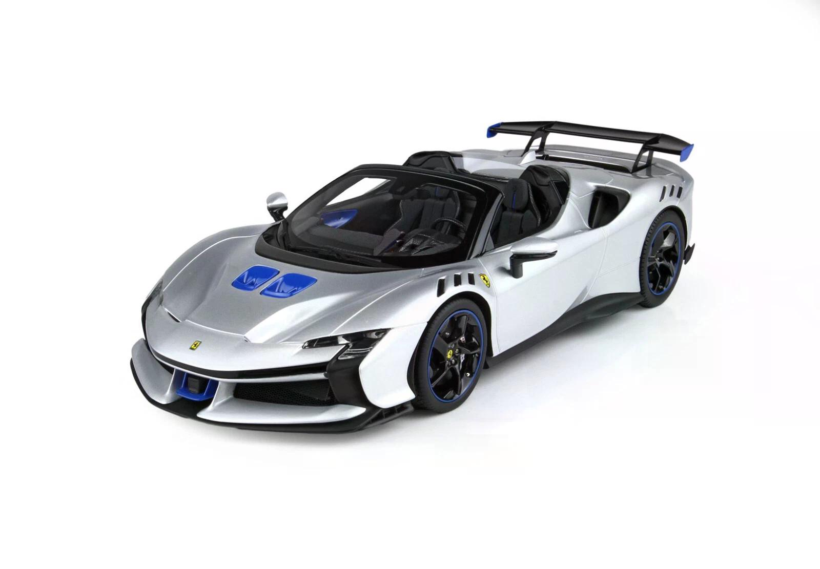 FERRARI - BBR 1/18 ミニカー レジン プロポーションモデル 2024年モデル フェラーリ FERRARI - SF90 XX STRADALE SPIDER 2024 ARGENTO NURBURGRING シルバーメタリック