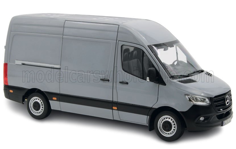 Mercedes Benz - Norev ノレヴ 1/18 ミニカー ダイキャストモデル 2018年モデル メルセデスベンツ MERCEDES BENZ - SPRINTER VAN TRANSPORTER 2018 グレー