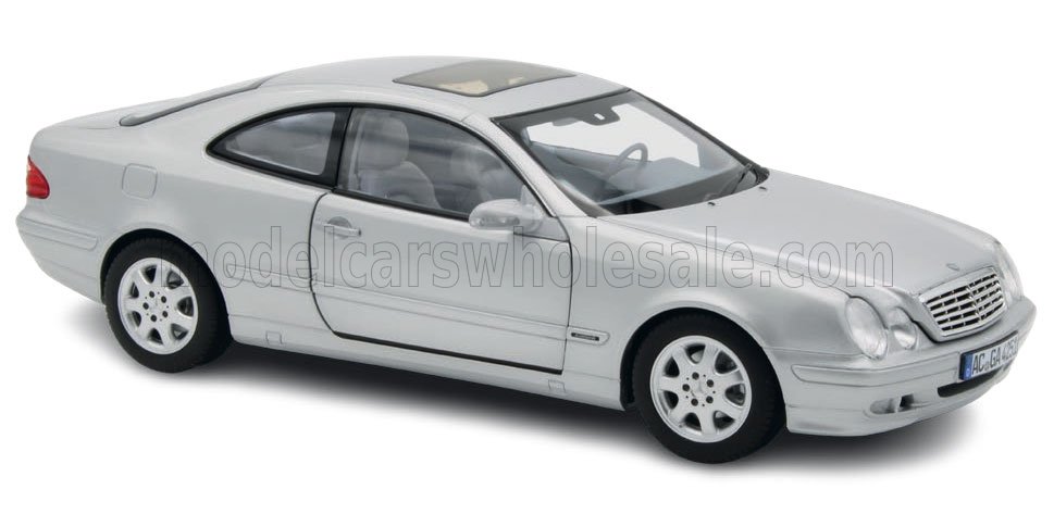 Mercedes Benz - Norev ノレヴ 1/18 ミニカー ダイキャストモデル 2000年モデル メルセデスベンツ MERCEDES BENZ - CLK-CLASS (C209) COUPE 2000 シルバー