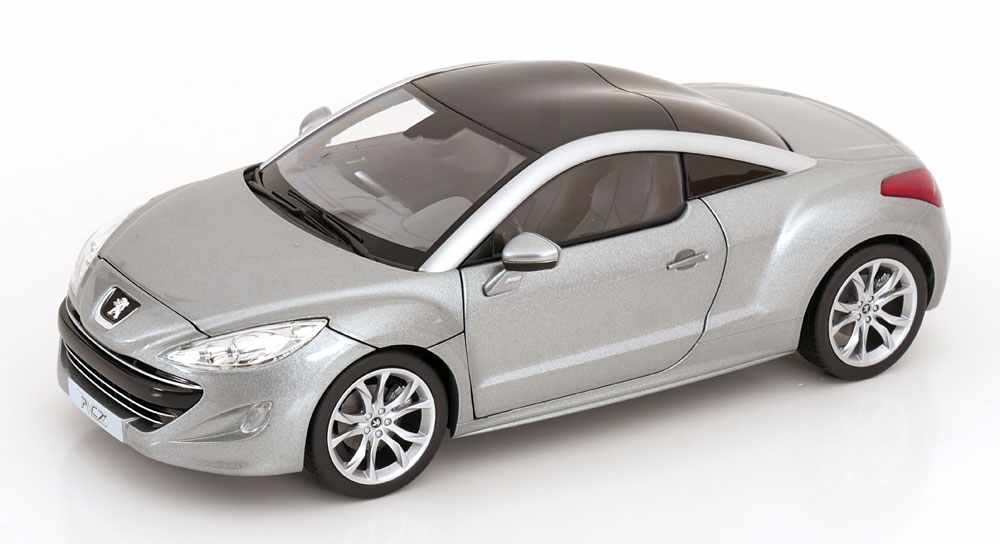 PEUGEOT - Norev ノレヴ 1/18 ミニカー ダイキャストモデル 2010年モデル プジョー PEUGEOT - RCZ COUPE 2010 Mercury Grey Metallic グレーメタリック