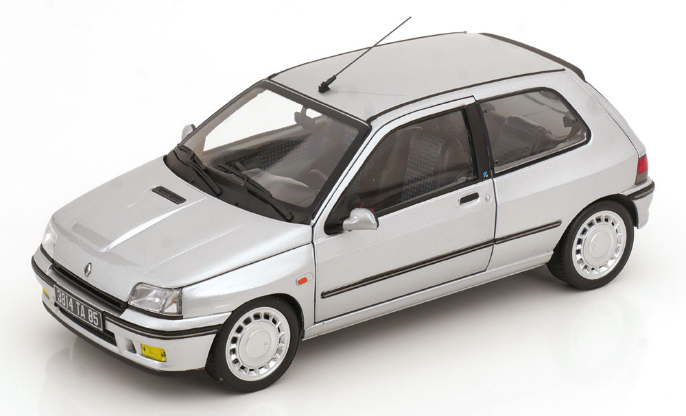 RENAULT - Norev ノレヴ 1/18 ミニカー ダイキャストモデル 1992年モデル ルノー RENAULT - CLIO 16S 1992 - ICEBERG GREY ライトグレーメタリック