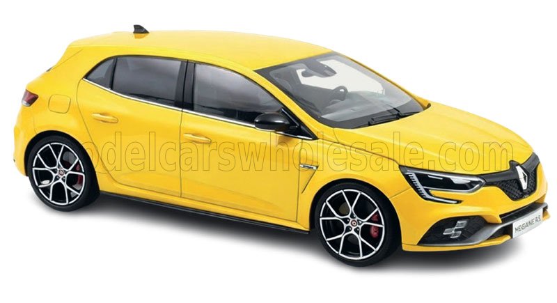RENAULT - Norev ノレヴ 1/18 ミニカー ダイキャストモデル 2022年モデル ルノー RENAULT - MEGANE R.S. TROPHY 2022 イエロー