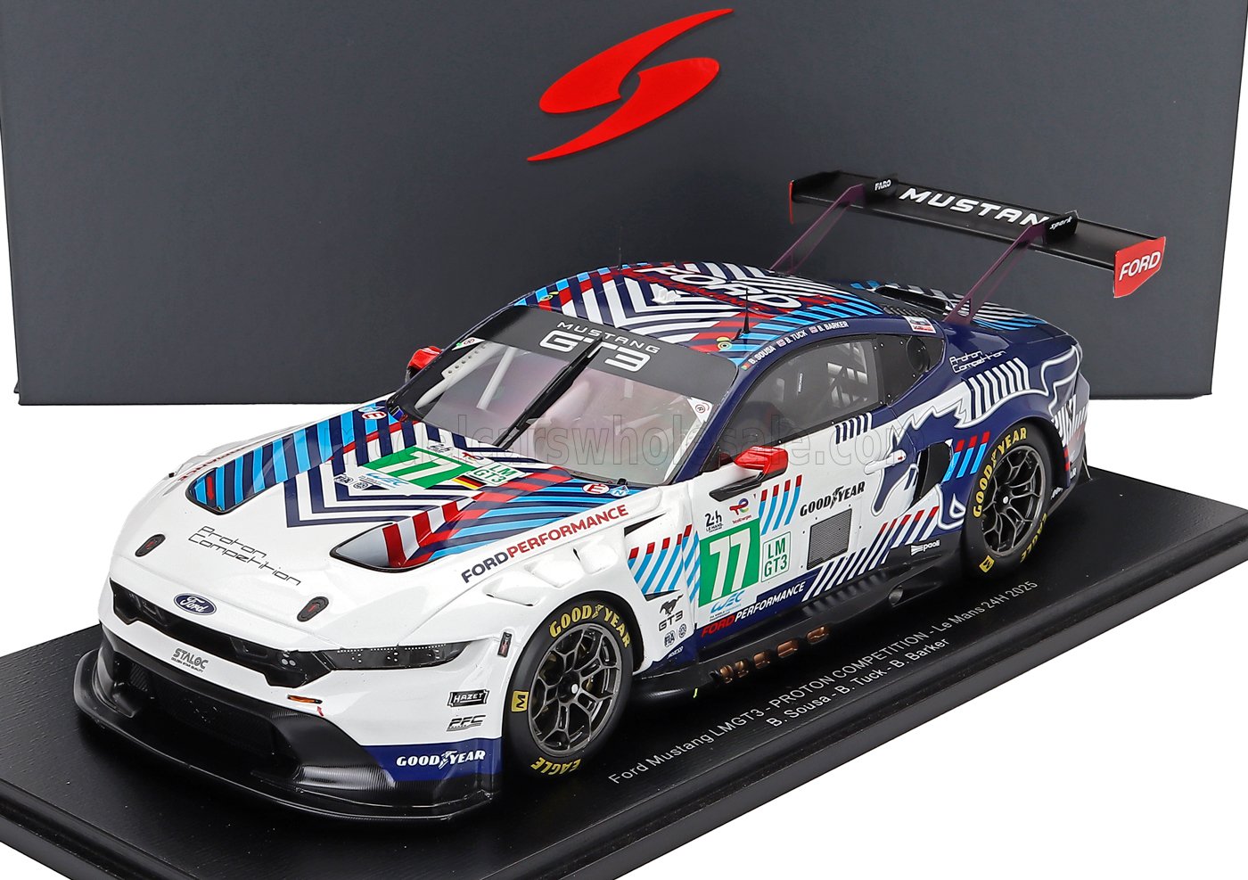 Other - Spark 1/18 ミニカー レジン プロポーションモデル 2025年ルマン24時間 フォード FORD USA - MUSTANG GT3 5.4L V8 TEAM PROTON COMPETITION No.77 24h LE MANS 2025 BEN BARKER - BERNARDO SOUSA - BEN TUCK