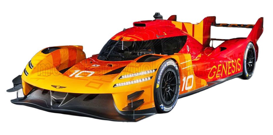 Hot Wheels - Spark 1/18 ミニカー レジン プロポーションモデル 2025年モデル ジェネシス GENESIS - ORECA GMR-001 G8MR 3.2L V8 TURBO No.10 PRESS 2025
