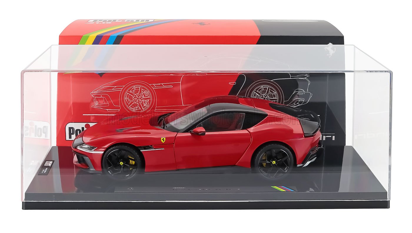 Testarossa - POLISTIL 1/18 ミニカー ダイキャストモデル 2024年モデル フェラーリ FERRARI - 12CILINDRI 2024 NUMBERED ONE BY ONE アクリルケース付