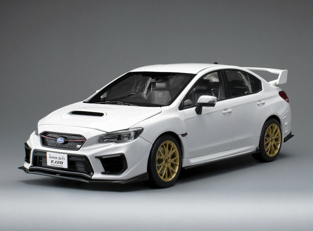 Sun Star サンスター 1/18 ミニカー ダイキャストモデル 2020年モデル スバル SUBARU - WRX STi EJ20 FINAL EDITION 2020 - PEARL WHITE ホワイトメタリック