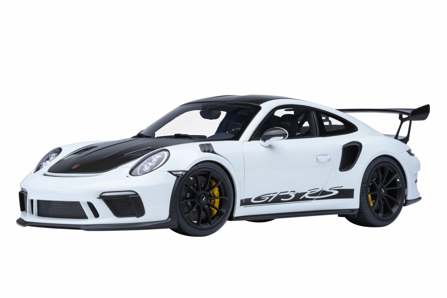 Rakuten - AUTOart オートアート 1/18 ミニカー コンポジットダイキャストモデル 2018年モデル ポルシェ PORSCHE - 911 991-2 GT3 RS COUPE WEISSACH PACKAGE 2018 ホワイト/カーボンブラック