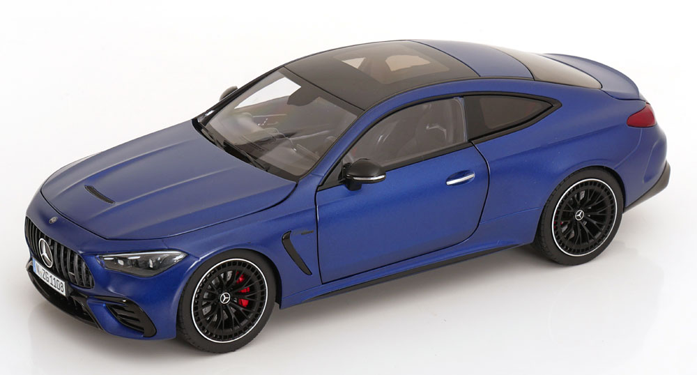 NZG 1/18 ミニカー ダイキャストモデル 2025年モデル メルセデスベンツ MERCEDES BENZ - CLE-CLASS CLE53 AMG COUPE 2025 - SPECTRAL BLUE ブルーメタリック