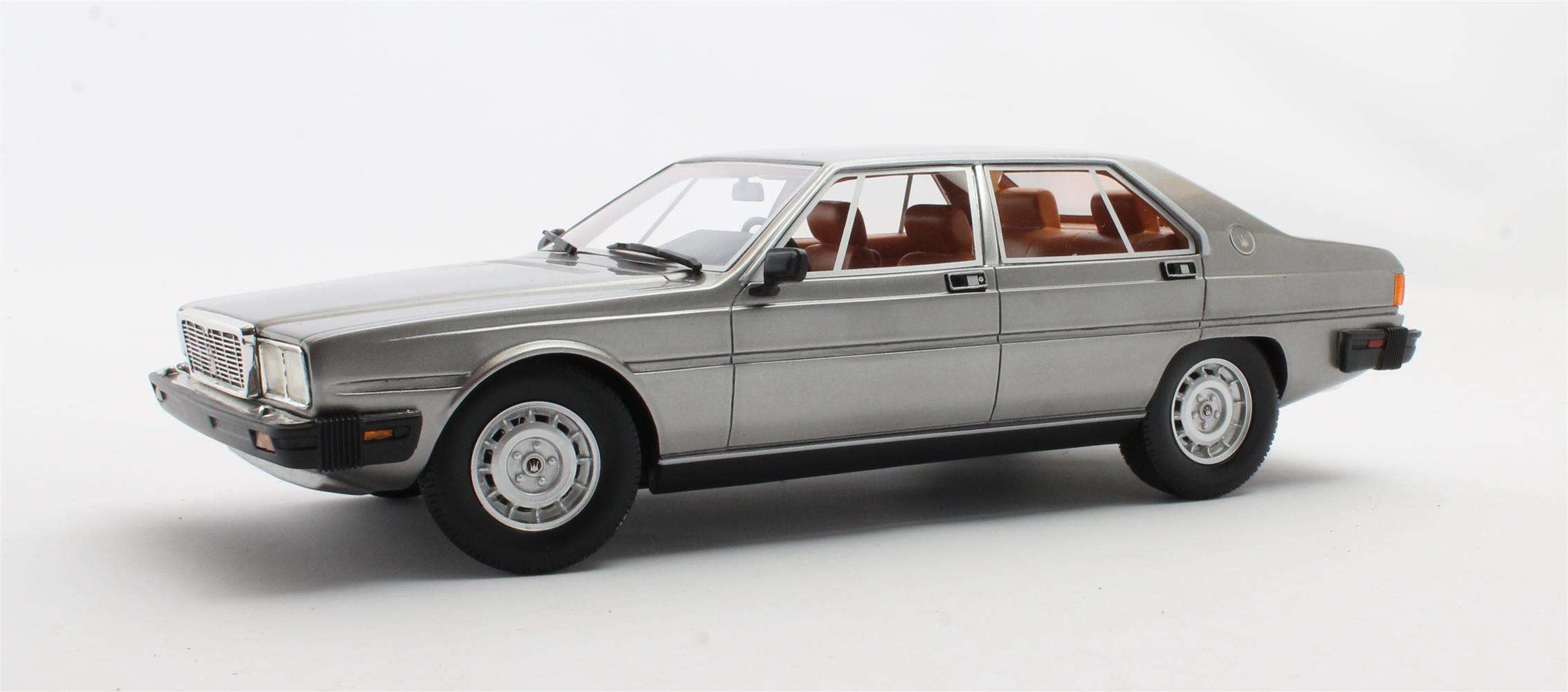 MASERATI - Cult Models カルトモデル 1/18 ミニカー レジン プロポーションモデル 1990年モデル マセラティ MASERATI - QUATTROPORTE 3-SERIES 1980 シルバーメタリック