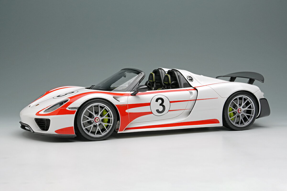 Eidolon アイドロン 1/18 ミニカー レジン プロポーションモデル 2011年モデル ポルシェ Porsche 918 Spyder weissach package 2011 w/Wing Up