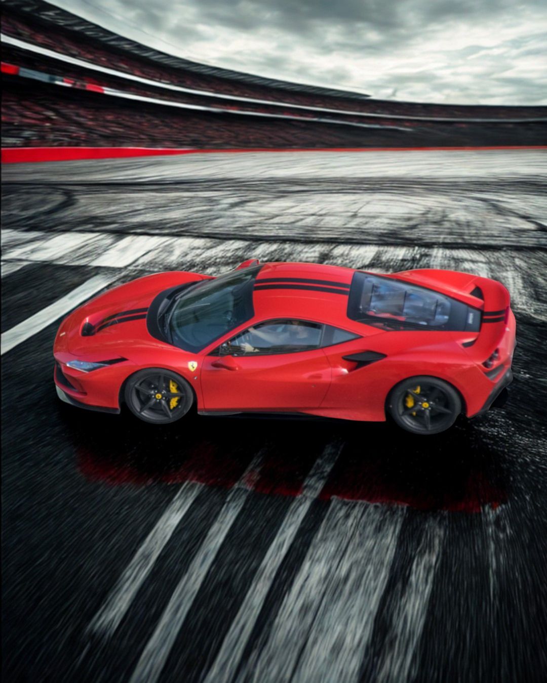 Rakuten - BBR 1/18 ミニカー レジン プロポーションモデル 2019年モデル フェラーリ F8 トリブート FERRARI - F8 TRIBUTO 2019 - ROSSO CORSA フェラーリレッド/ブラックストライプ