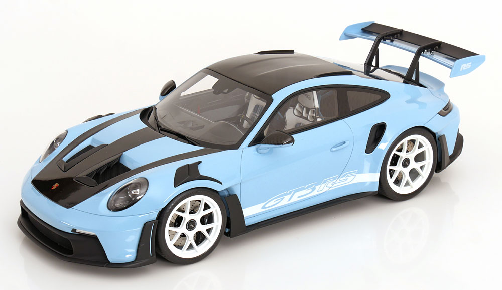 Rakuten - GT Spirit GTS497 1/12 ミニカー レジン プロポーションモデル 2022年モデル ポルシェ PORSCHE - 911 992 GT3 RS COUPE 2022 ライトブルー