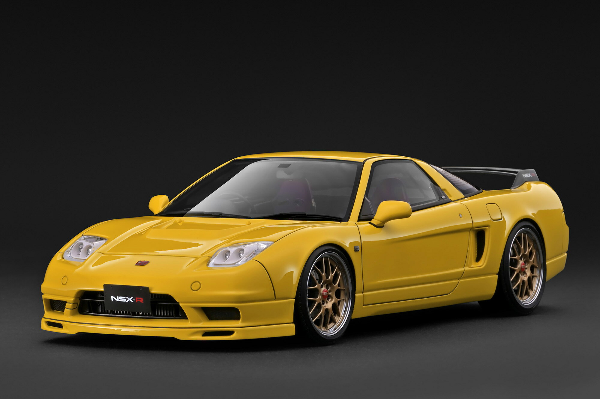 Rakuten - Ignition Model イグニッションモデル 1/18 ミニカー レジン プロポーションモデル 2002年モデル ホンダ HONDA NSX-R (NA2) イエロー