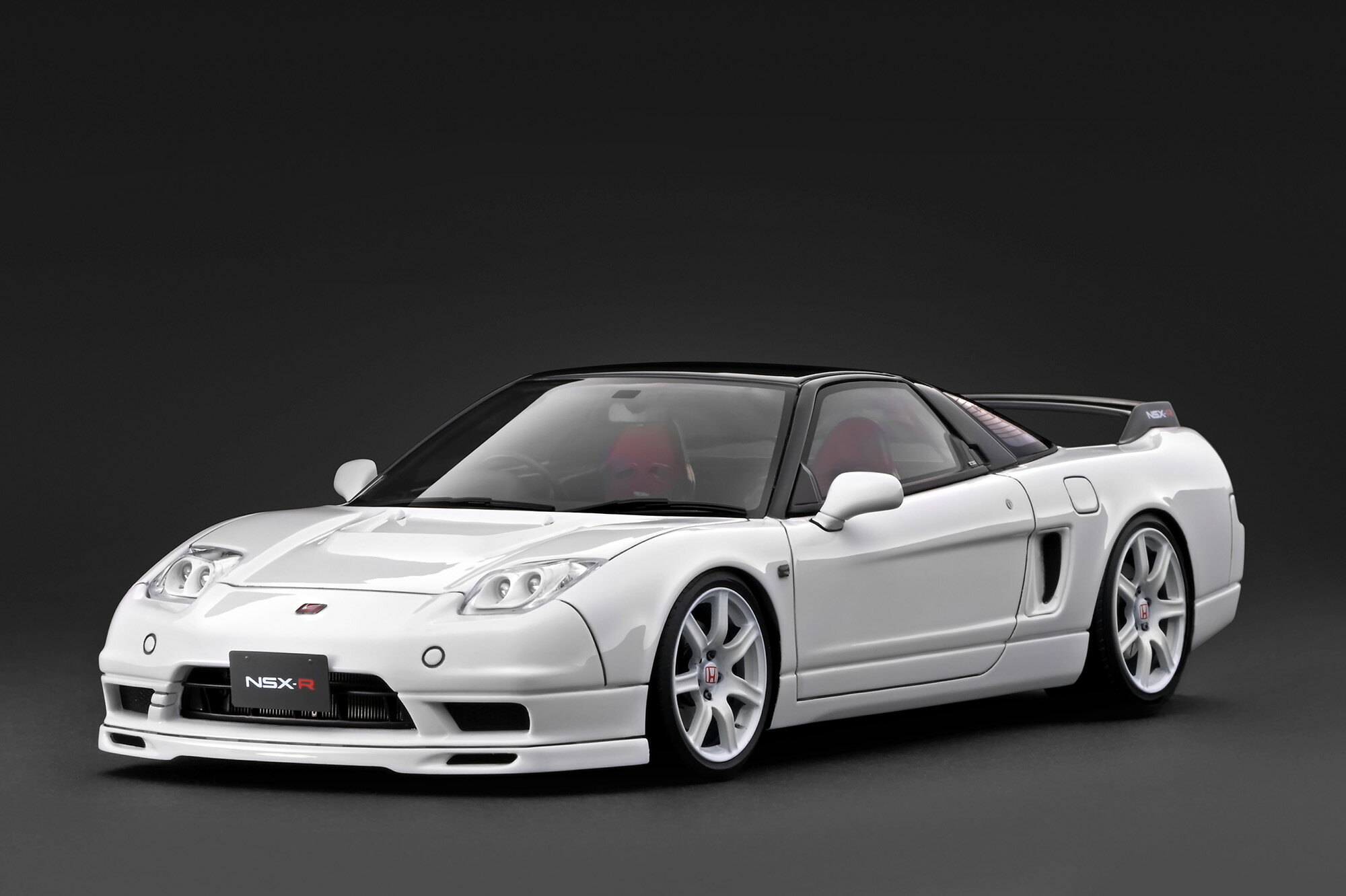 Ignition Model イグニッションモデル 1/18 ミニカー レジン プロポーションモデル 2002年モデル ホンダ HONDA NSX-R (NA2) ホワイト