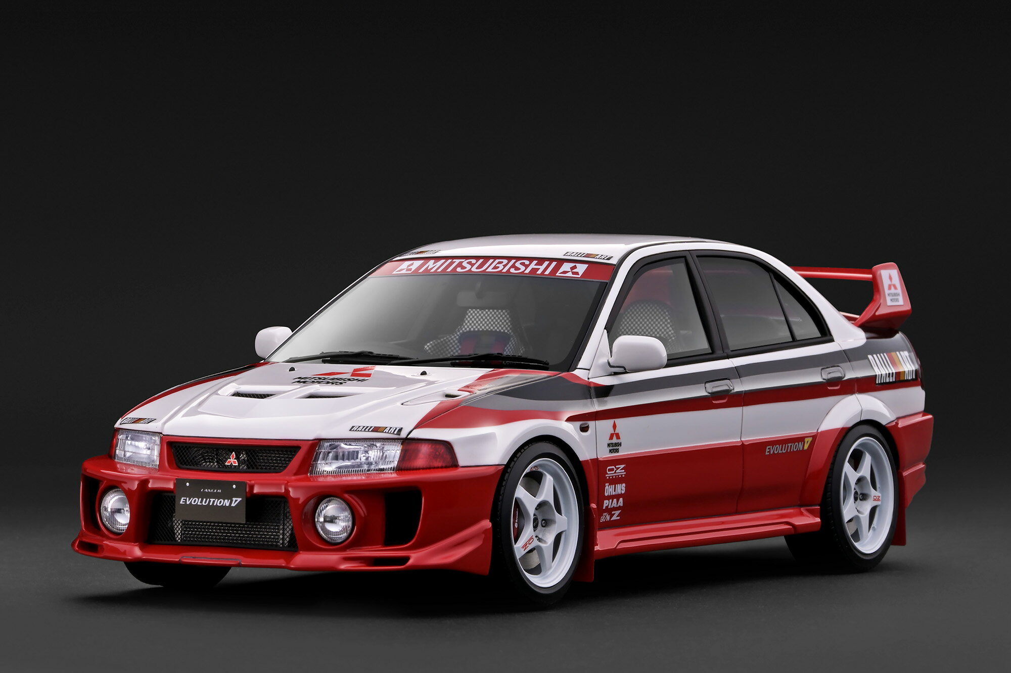 Ignition Model イグニッションモデル 1/18 ミニカー レジン プロポーションモデル 2001年モデル 三菱 Mitsubishi Lancer Evolution V CP9A ホワイト・レッド