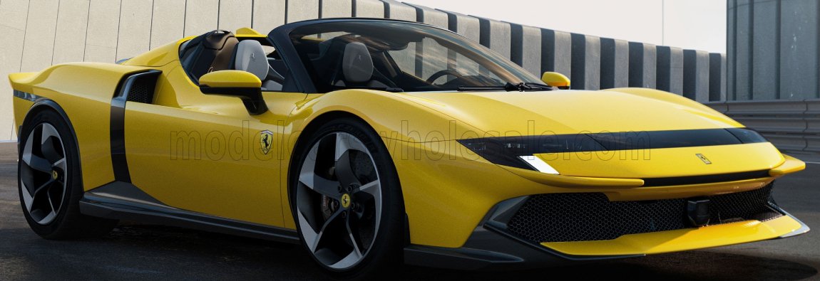Maranello - Looksmart 1/12 ミニカー レジン プロポーションモデル 2025年モデル フェラーリ FERRARI - 849 TESTAROSSA SPIDER 2025 GIALLO MODENA イエロー