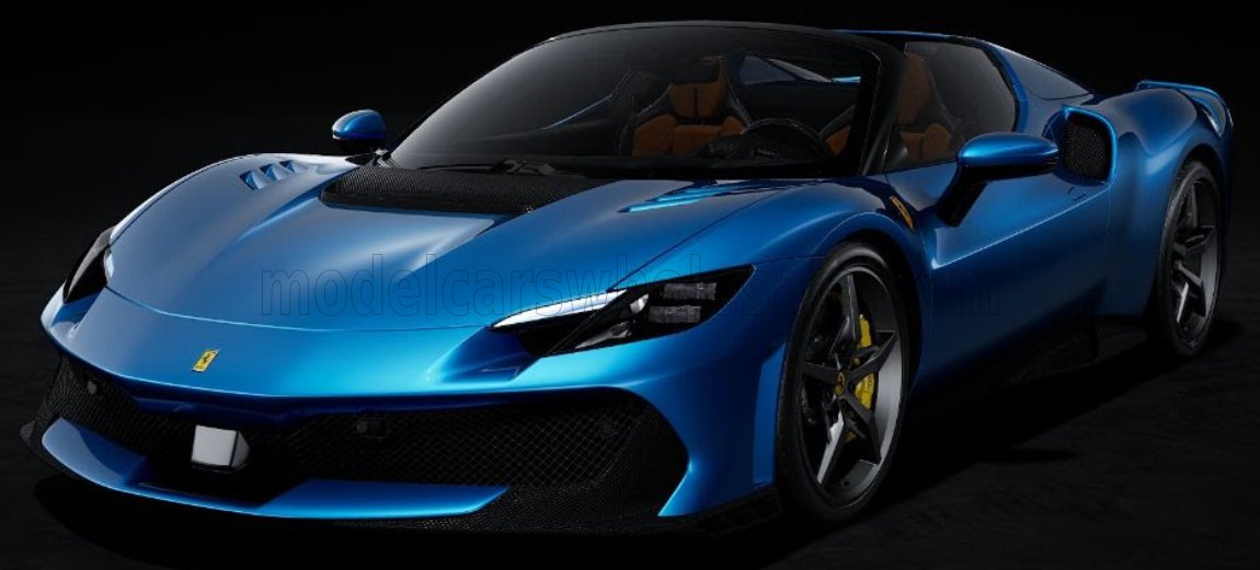 Maranello - Looksmart 1/12 ミニカー レジン プロポーションモデル 2025年モデル フェラーリ FERRARI - 296 SPECIALE A SPIDER 2025 BLUE CORSA ブルーメタリック
