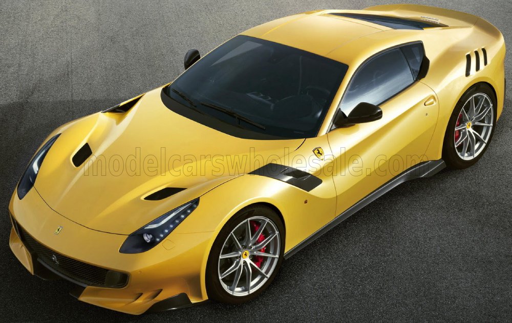 308 - Looksmart 1/12 ミニカー レジン プロポーションモデル 2015年モデル フェラーリ FERRARI - F12 TDF 2015 GIALLO TRISTRATO イエロー