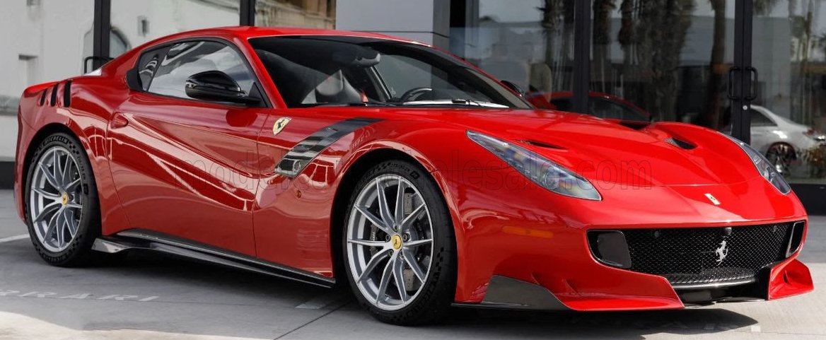 Other - Looksmart 1/12 ミニカー レジン プロポーションモデル 2015年モデル フェラーリ FERRARI - F12 TDF 2015 ROSSO CORSA フェラーリレッド