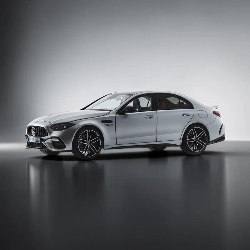 Mercedes Benz - NZG 1/18 ミニカー ダイキャストモデル 2024年モデル メルセデスベンツ MERCEDES BENZ - C-CLASS C63 S E-PERFORMANCE 2024 - OPALITH WHITE ホワイト