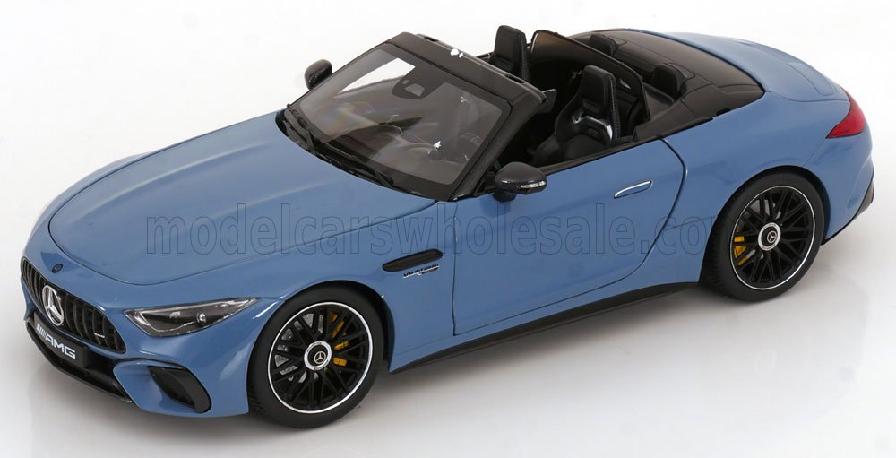 Rakuten - I Scale 1/18 ミニカー ダイキャストモデル 2021年モデル メルセデスベンツ MERCEDES BENZ - SL-CLASS SL63 AMG (R232) 4MATIC CABRIOLET SPIDER 2021 ライトブルー