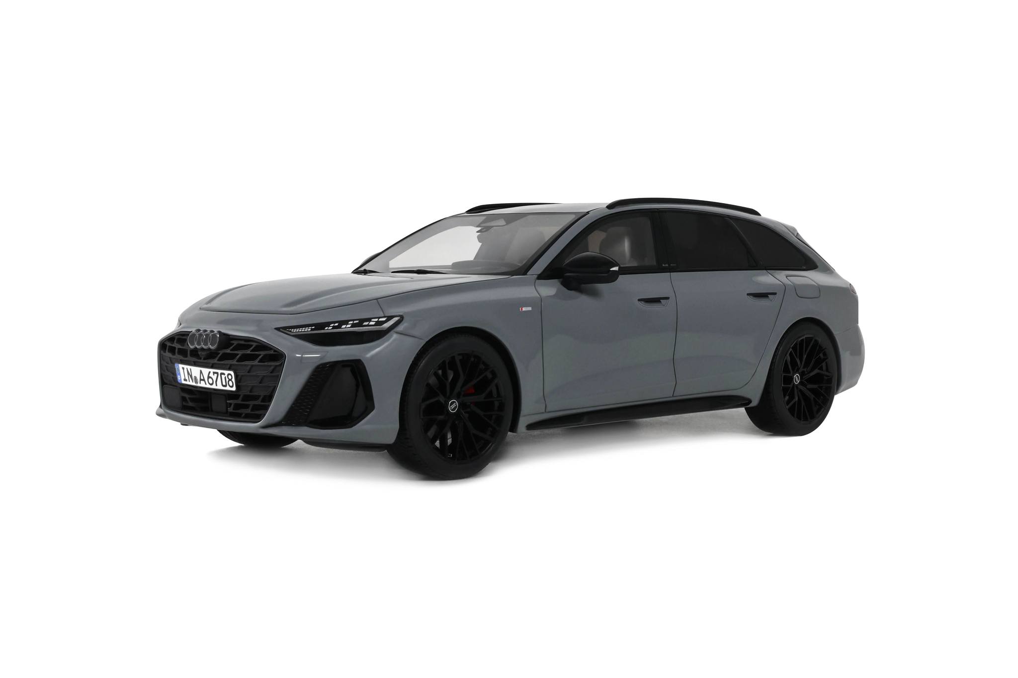 Audi - Otto Mobile otm1314 1/18 ミニカー レジン プロポーションモデル 2025年モデル アウディ AUDI - A6 AVANT E-HYBRID QUATTRO SW STATION WAGON 2025 - NARDO GREY グレーメタリック