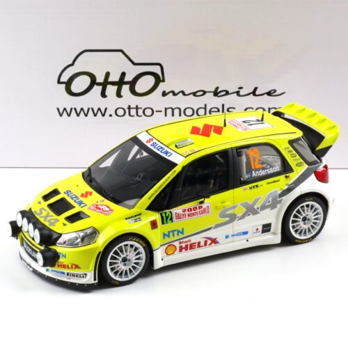 Otto Mobile otm495 オットモビル 1/18 ミニカー レジン プロポーションモデル 2008年ラリー モンテカルロ スズキ SUZUKI - SX4 WRC (night version) No.12 RALLY MONTECARLO 2008 GUNNAR ANDERSSON - JONAS ANDERSSON