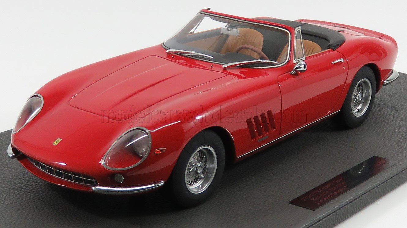 Other - Top Marques トップマルケス 1/12 ミニカー レジン プロポーションモデル 1967年モデル フェラーリ FERRARI 275 GTB/4 NART SPIDER 1967 レッド