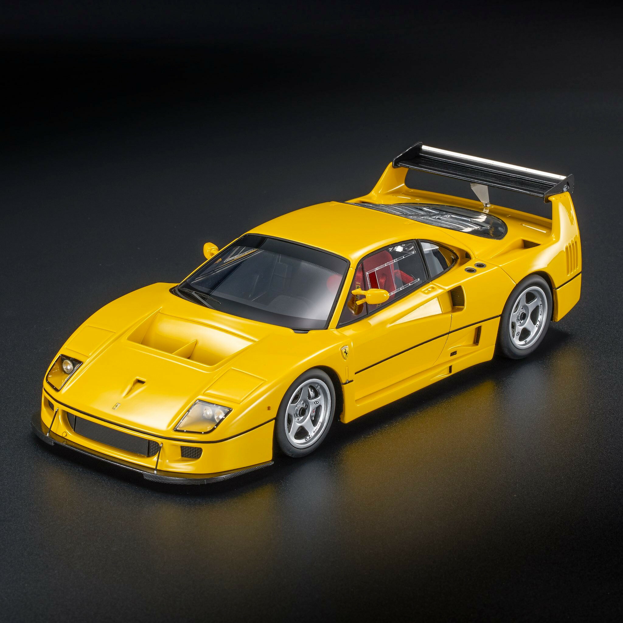 Hot Wheels - Topmarques トップマルケス 1/18 ミニカー レジン プロポーションモデル 1989年 フェラーリ FERRARI - F40 LM PRESS VERSION 1989 イエロー