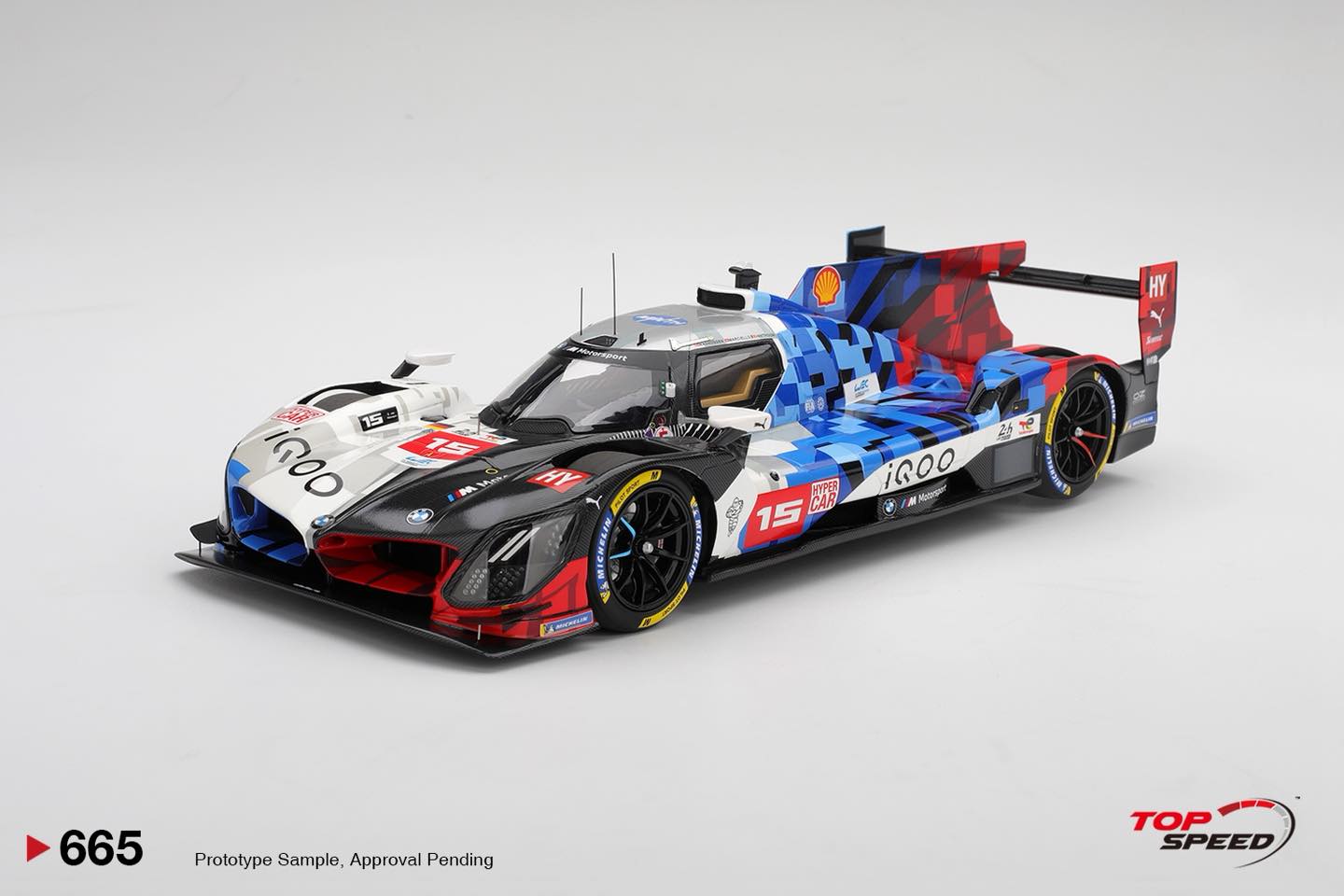 BMW - Top Speed 1/18 ミニカー レジン プロポーションモデル 2025年ルマン24時間 BMW - M HYBRID 4.0L TURBO V8 TEAM WRT No.15 24h LE MANS 2025 KEVIN MAGNUSSEN - RAFFAELE MARCIELLO - DRIES VANTHOOR