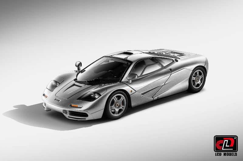 LCD Models 1/18 ミニカー ダイキャストモデル 1993年モデル マクラーレン McLAREN - F-1 XP5 1993 シルバーメタリック