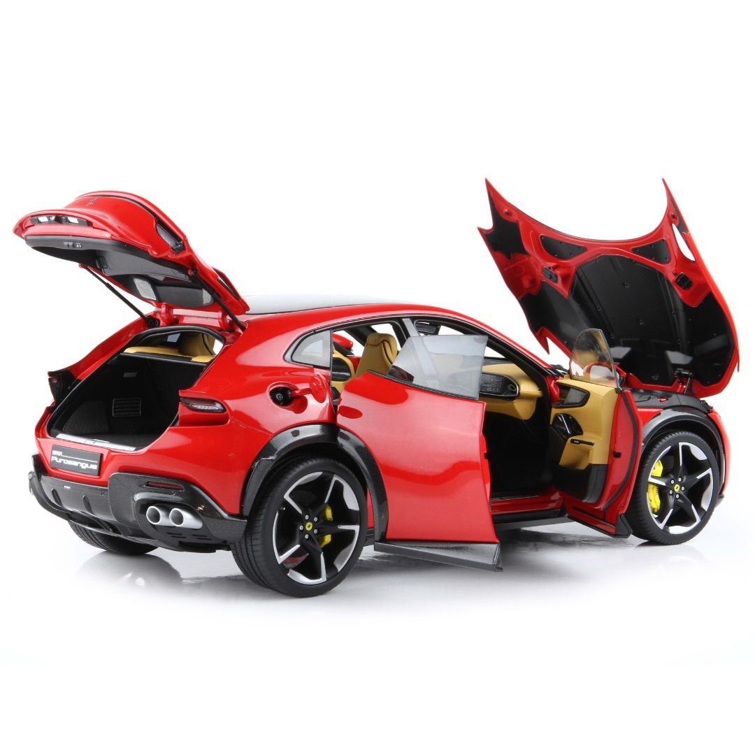 BBR 1/18 ミニカー ダイキャストモデル 2022年モデル フェラーリ FERRARI - PUROSANGUE SUV 2022 - POLIFOAM PACKAGING シンプルパッケージ ROSSO CORSA フェラーリレッド 2