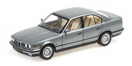 Minichamps ミニチャンプス 1/18 ミニカー ダイキャストモデル 1988年モデル BMW - 5-SERIES 535i (E34) 1988 グレーメタリック