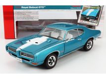 Autoworld オートワールド 1/18 ミニカー ダイキャストモデル 1968年モデル ポンティアック Pontiac GTO Hardtop 1968(Hemmings), meridian turquoise ターコイズブルー