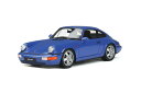 GT Spirit 1/18 ミニカー レジン プロポーションモデル 1992年モデル ポルシェ PORSCHE - 911 964 CARRERA RS COUPE 1992 - MARITIME BLUE ブルー