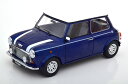 KK Scale 1/12 ミニカー ダイキャストモデル 1992年モデル MINI - COOPER 1992 BLUE MET WHITE ブルーメタリック