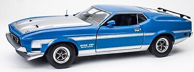 Sun Star サンスター 1/18 ミニカー ダイキャストモデル 1971年モデル フォード マスタング Ford Mustang Boss 351 1971 grabber blue/..
