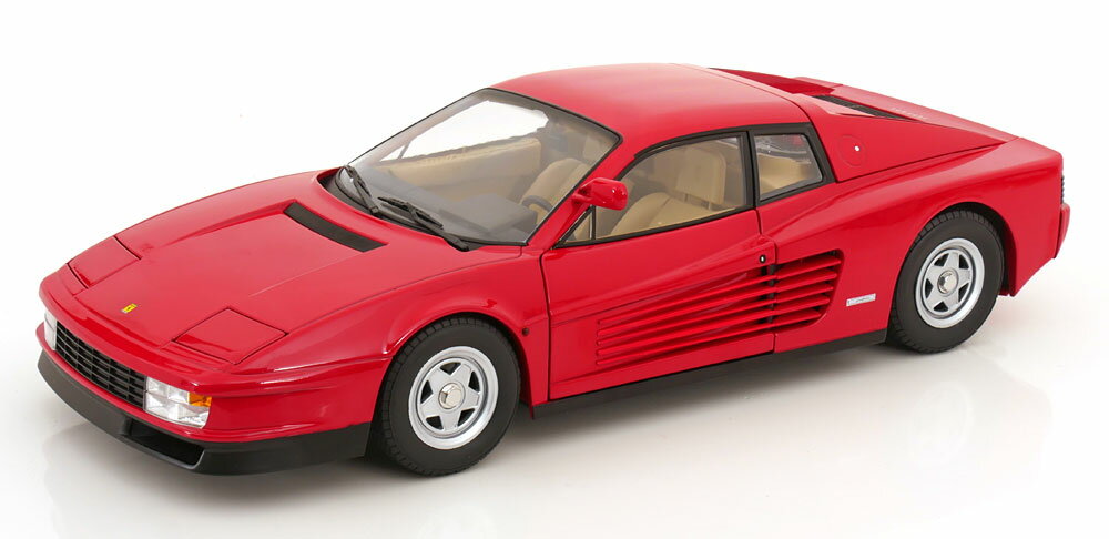 Other - KK Scale 1/12 ミニカー ダイキャストモデル 1984年モデル フェラーリ FERRARI - TESTAROSSA MKI MONODADO MONOSPECCHIO 1984 レッド