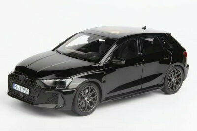Norev 1/18 ミニカー ダイキャストモデル 2025年モデル アウディ AUDI - A3 RS3 2025 ブラックメタリック