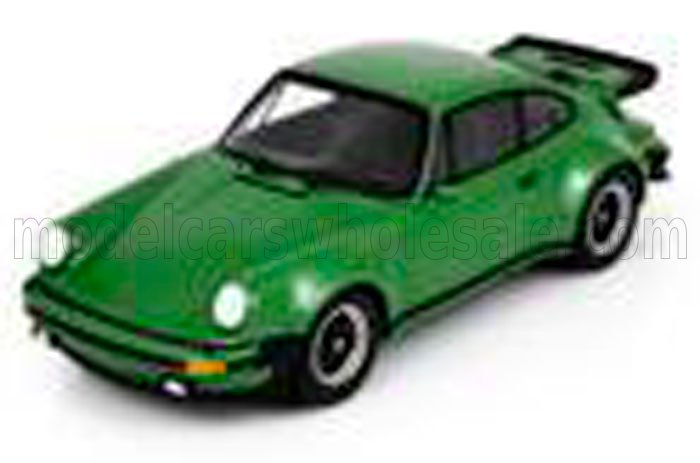Spark 1/18 ミニカー レジン プロポーションモデル 1975年モデル ポルシェ PORSCHE - 911 930 3.0L TURBO COUPE 1975 グリーン